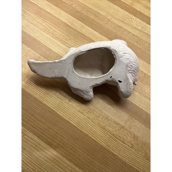 Vintage Playful Kitten On Back White Kitten Ceramic Figurine Kitty 1980s - Picture 3 of 6